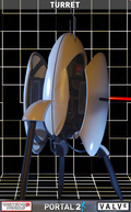 Gaming Heads Statue Portal 2: Turret thumbnail 6