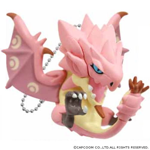 Capcom Monster Hunter Furifuri Mascot Key Chain: Rioreia Subspecies image 1