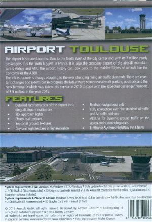 Airport Toulouse for X-Plane 10 (DVD-ROM)