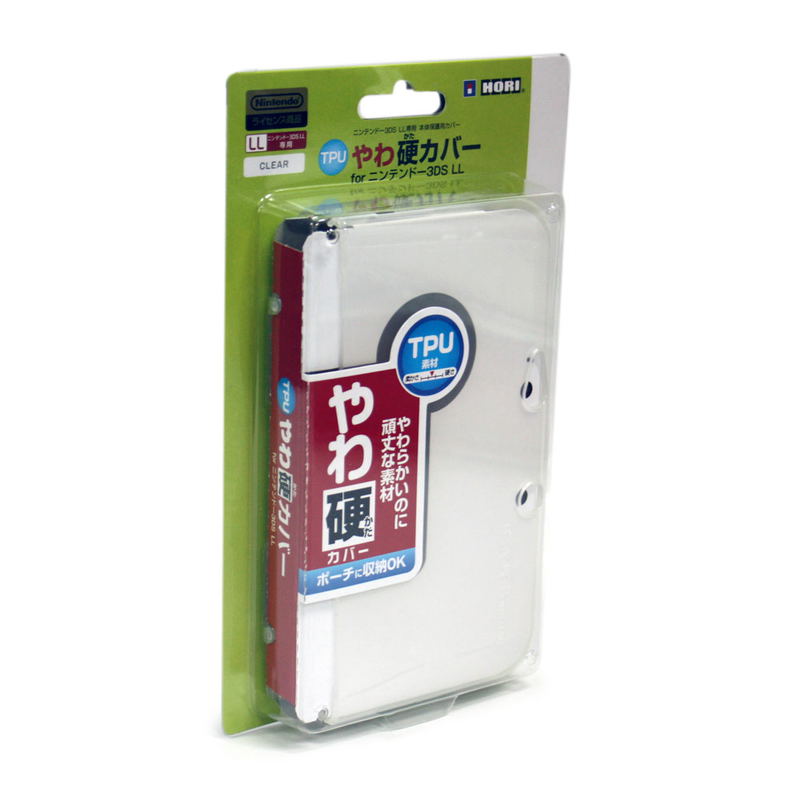 TPU Yawakata Cover for 3DS LL (clear) image 1