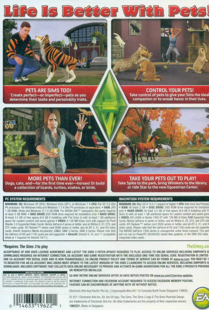 The Sims 3: Pets (Expansion Pack) (DVD-ROM) image 2