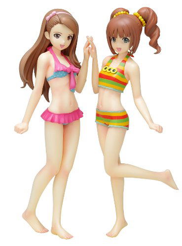 Beach Queens The Idolmaster 1/10 Scale Pre-Painted PVC Figure: Minase Iori & Takatsuki Yayoi [Limited Set Ver.] image 1