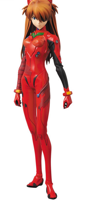 Real Action Heroes 598 Rebuild of Evangelion Pre-Painted PVC Action Figure: Shikinami Asuka Langley Ver.Q image 1