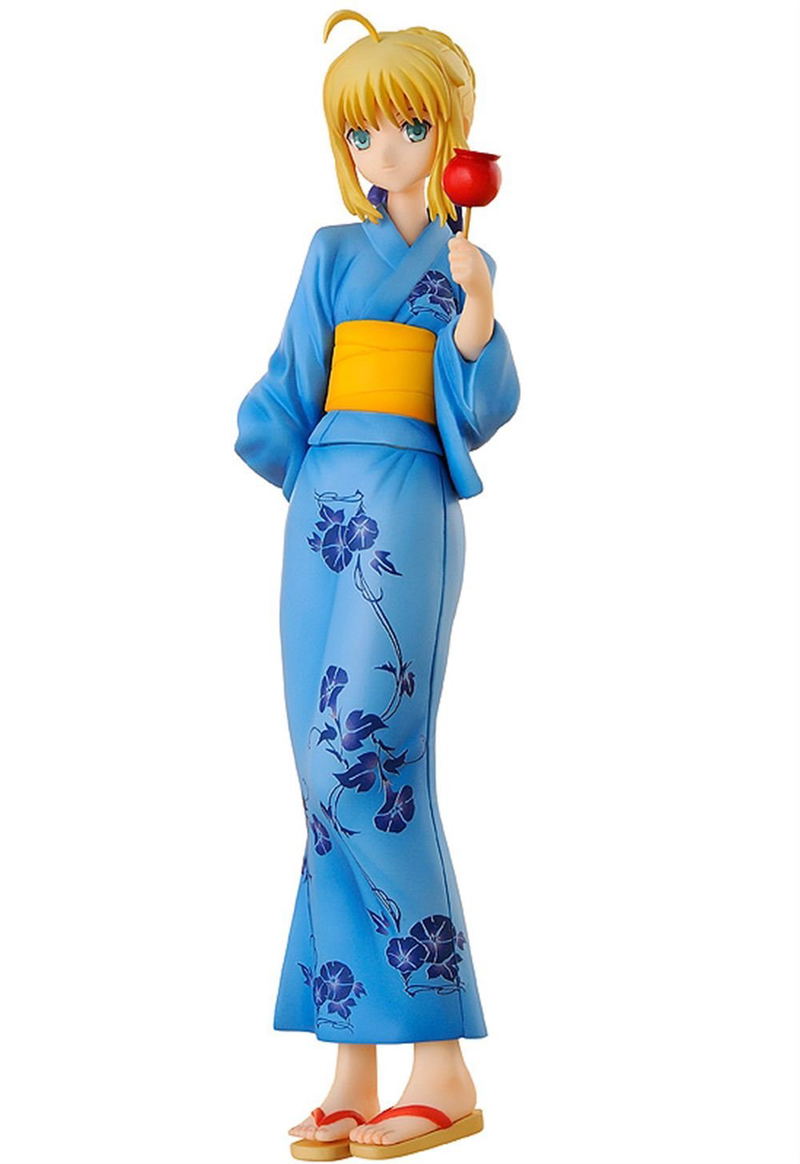 Fate/stay night 1/8 Scale Pre-Painted Figures : Saber: Yukata ver. image 1