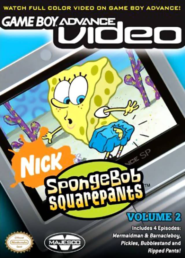 nuttet ødemark En del Game Boy Advance Video: SpongeBob SquarePants - Volume 2 for Game Boy  Advance
