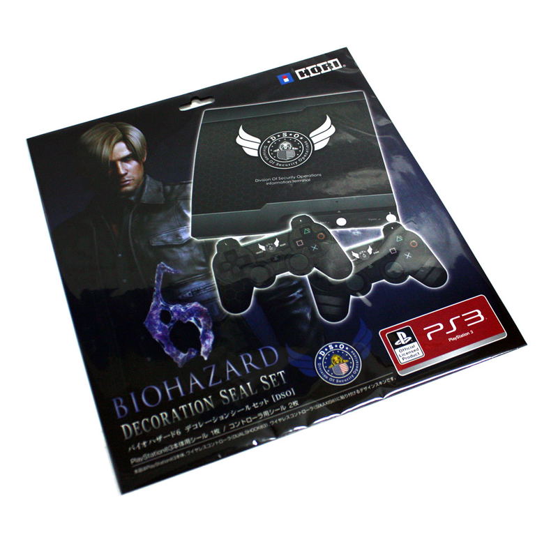 Biohazard 6 Decoration Seal Set for PS3 (DSO Edition) image 1