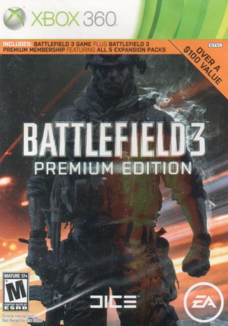 malla en voz alta estoy enfermo Battlefield 3 (Premium Edition) for Xbox360