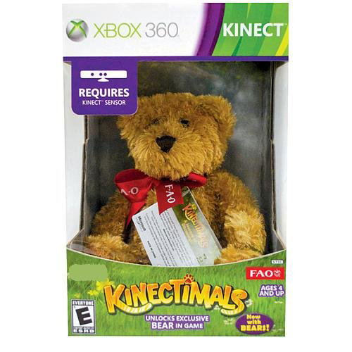 Kinectimals (Limited Edition) (Bundle with FAO Schwarz Plush Bear) image 1