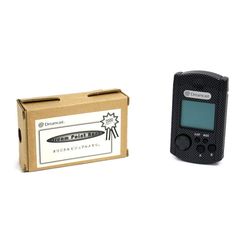 Dreamcast Visual Memory Card VMS/VMU (D-Direct Carbon Black Design) image 1