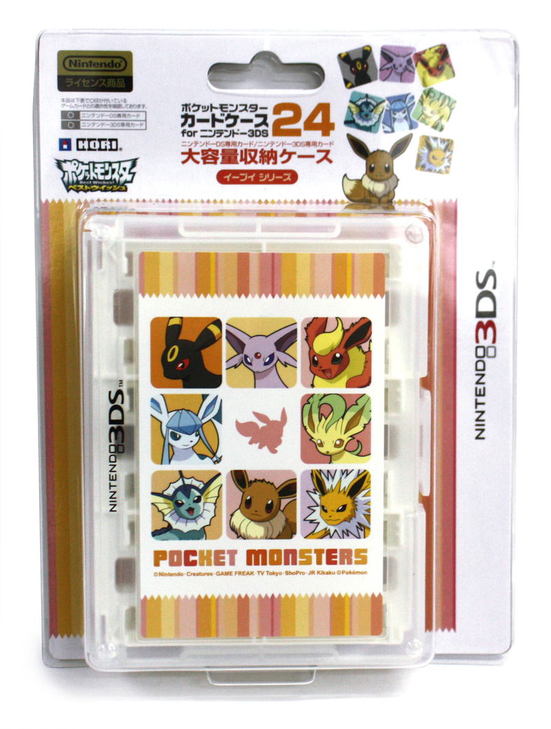 Pokemon Card Case 24 for 3DS (Eievui Series Version) image 1