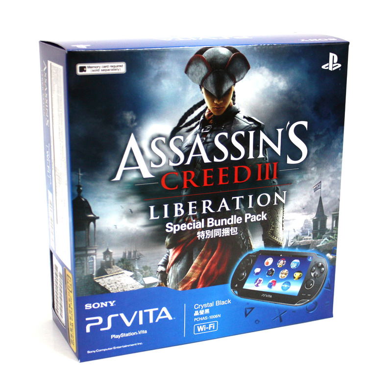PS Vita PlayStation Vita - Assassin's Creed III: Liberation Wi-Fi Model (Black) image 1