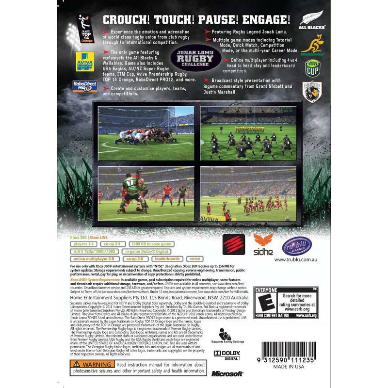 Jonah Lomu Rugby Challenge image 2