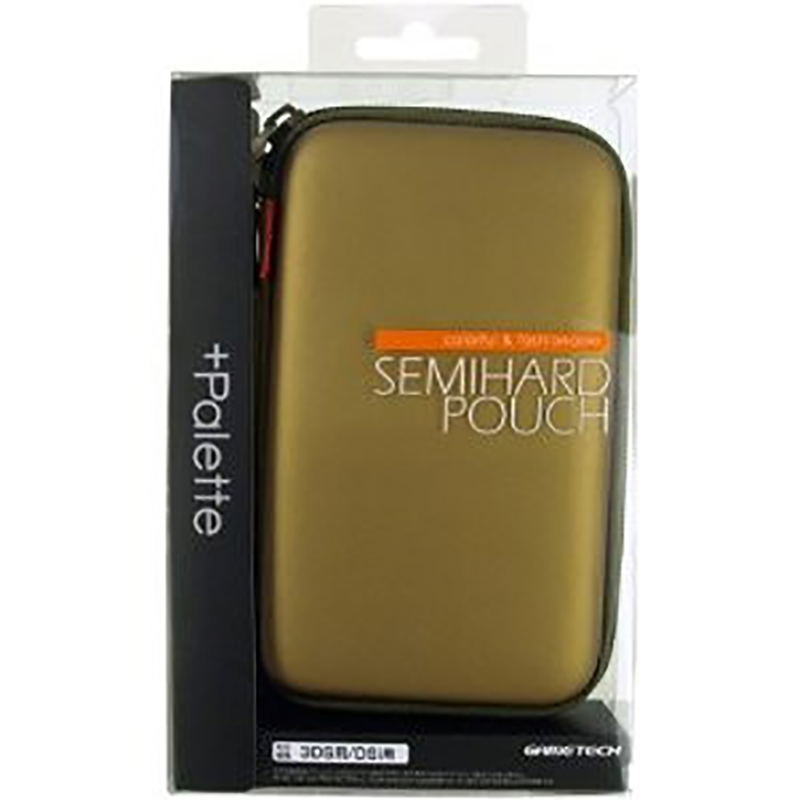 +Palette Semi Hard Pouch for 3DS (Dark Gold) image 1