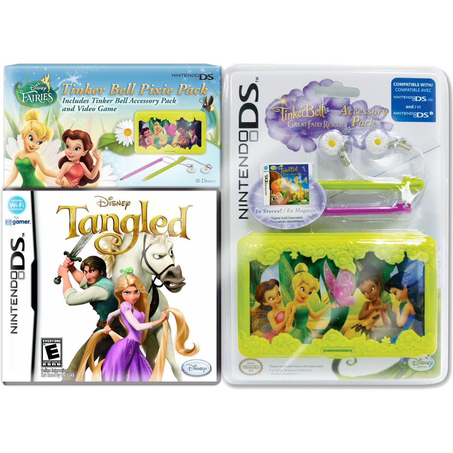 Disney Tangled with Case Bundle for Nintendo DS