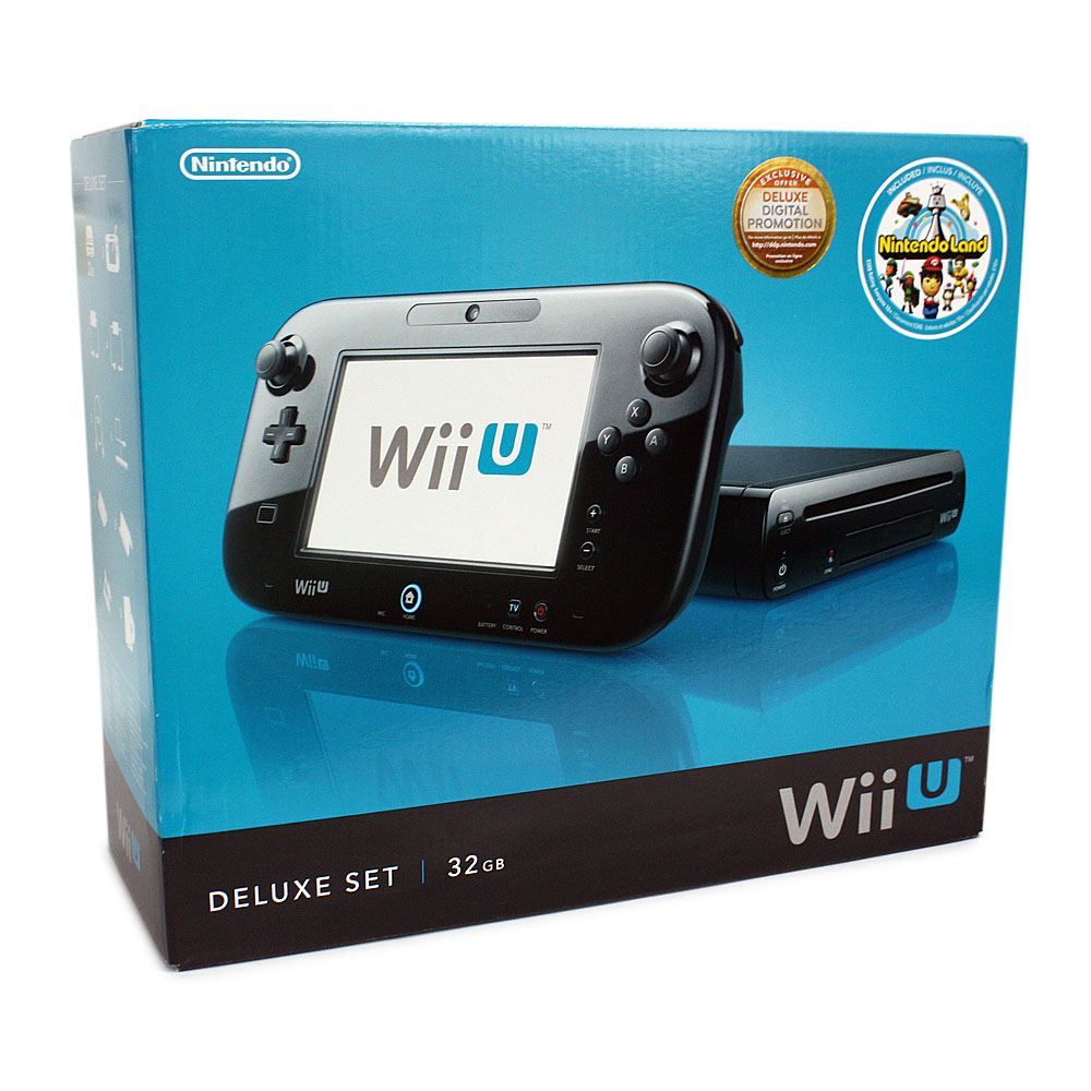 Nintendo Wii U Deluxe Set 32GB (Black) - Bitcoin & Lightning accepted