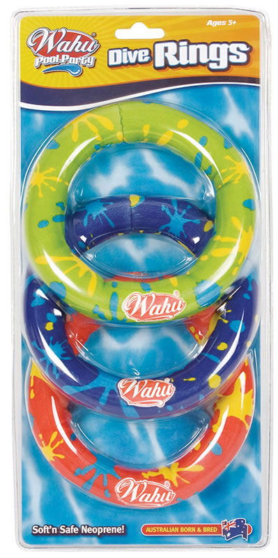 Wahu Pool Party Dive Rings image 1
