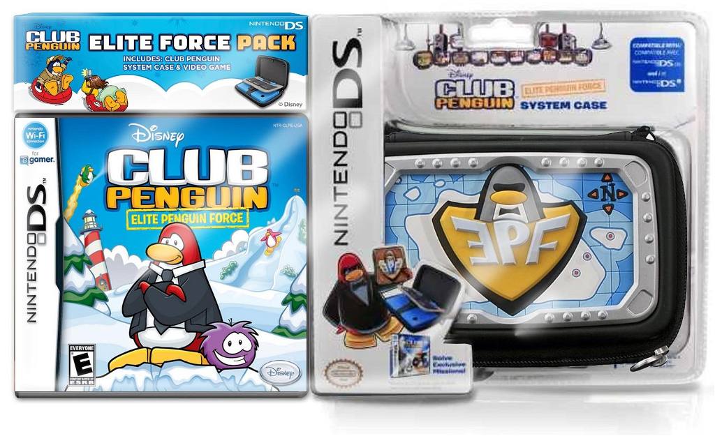 Disney Club Penguin: Elite Penguin Force Pack with Case Bundle for DS