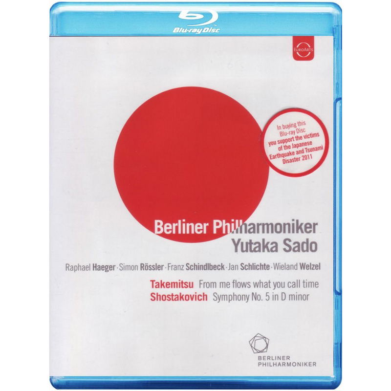 Berliner Philharmoniker & Yutaka Sado: Takemitsu - From Me Flows What You Call Time / Shostakovich - Symphony No. 5 Blu-ray image 1