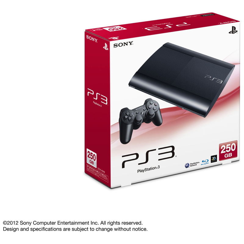 PlayStation3 New Slim Console (250GB Charcoal Black Model) - 110V image 2