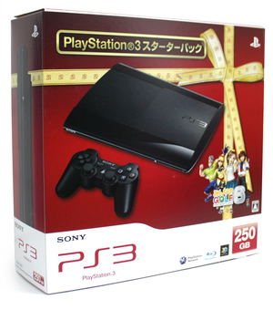 PlayStation3 New Slim Console - Minna no Golf Starter Pack (250GB Charcoal Black Model)_