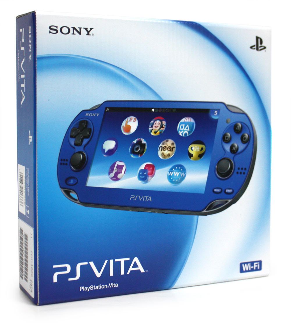 PSVita PlayStation Vita - Wi-Fi Model (Sapphire Blue) - Bitcoin