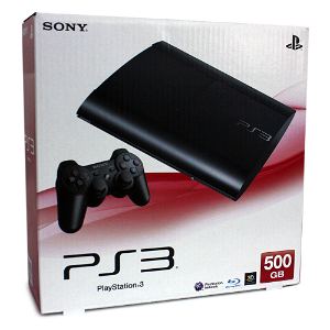 PlayStation3 New Slim Console (500GB Charcoal Black Model) - 220V