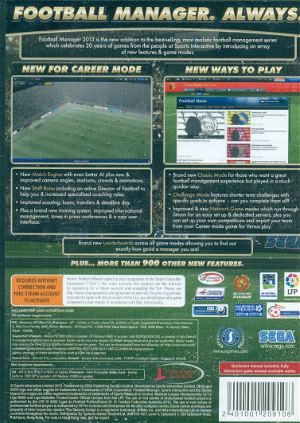 Football Manager 2013 (DVD-ROM)