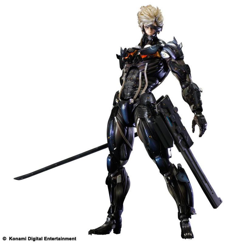 Metal Gear Solid Rising Revengeance Play Arts Kai Non Scale Pre-Painted PVC Figure: Raiden image 1
