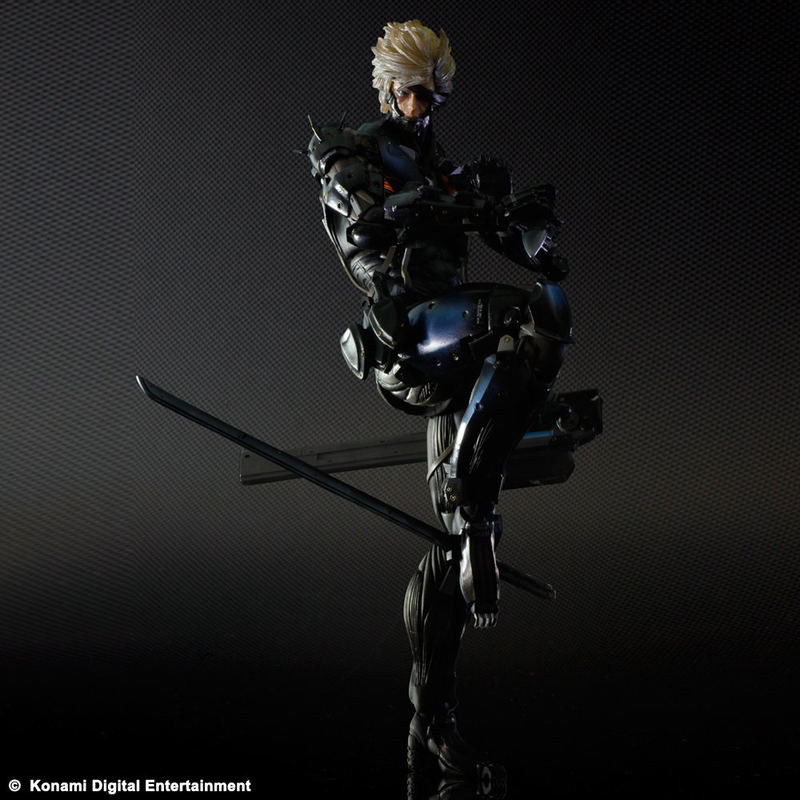 Metal Gear Solid Rising Revengeance Play Arts Kai Non Scale Pre-Painted PVC Figure: Raiden image 2