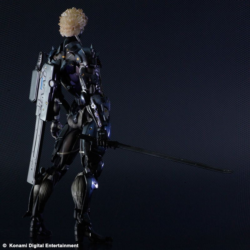 Metal Gear Solid Rising Revengeance Play Arts Kai Non Scale Pre-Painted PVC Figure: Raiden image 3