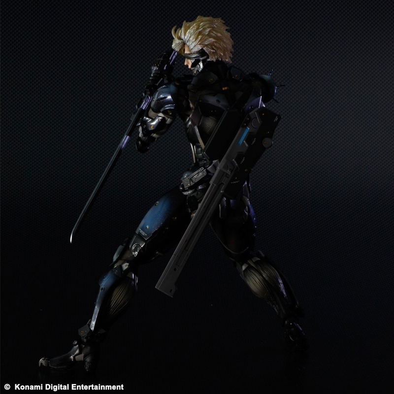Metal Gear Solid Rising Revengeance Play Arts Kai Non Scale Pre-Painted PVC Figure: Raiden image 5