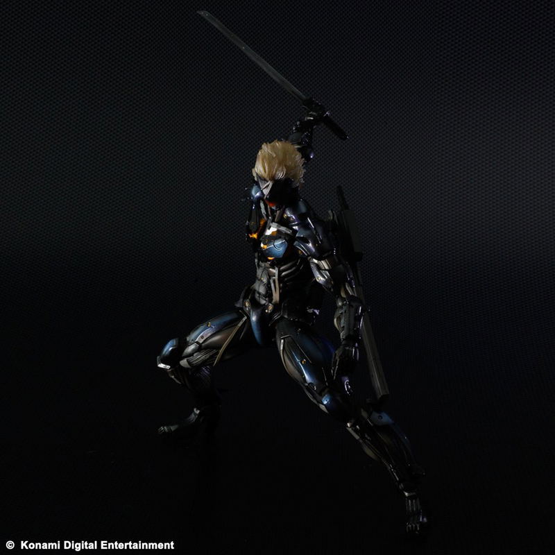 Metal Gear Solid Rising Revengeance Play Arts Kai Non Scale Pre-Painted PVC Figure: Raiden image 7