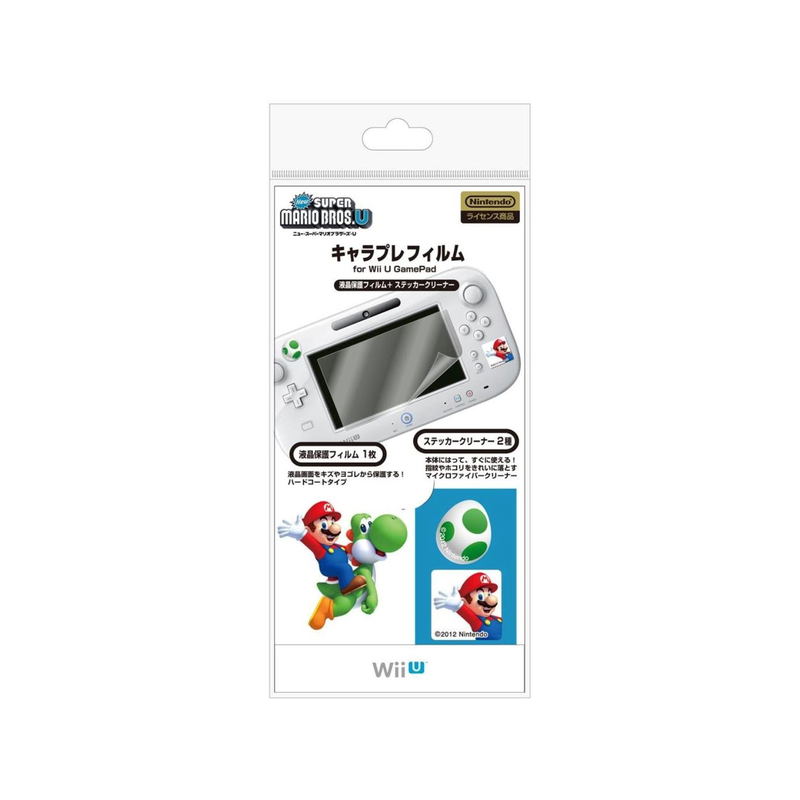Character Film New Mario U for Wii U GamePad (White) image 1