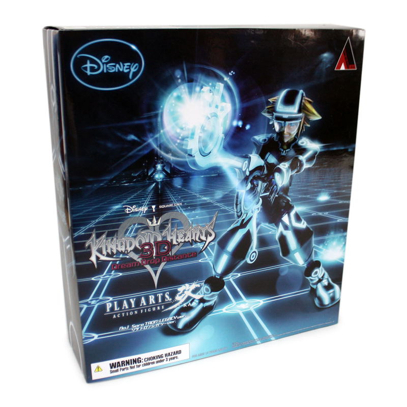 Kingdom Hearts 3D Dream Drop Distance Play Arts Kai Non Scale Pre-Painted Figure: Sora Tron Legacy Ver. image 7