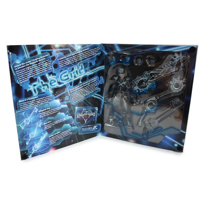 Kingdom Hearts 3D Dream Drop Distance Play Arts Kai Non Scale Pre-Painted Figure: Sora Tron Legacy Ver. image 8