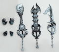 Kingdom Hearts 3D Dream Drop Distance Play Arts Kai Non Scale Pre-Painted Figure: Riku Tron Legacy Ver. thumbnail 6
