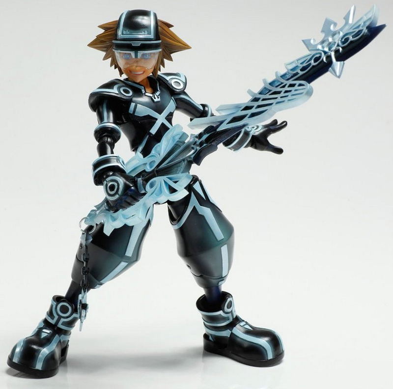 Kingdom Hearts 3D Dream Drop Distance Play Arts Kai Non Scale Pre-Painted Figure: Sora Tron Legacy Ver. image 3