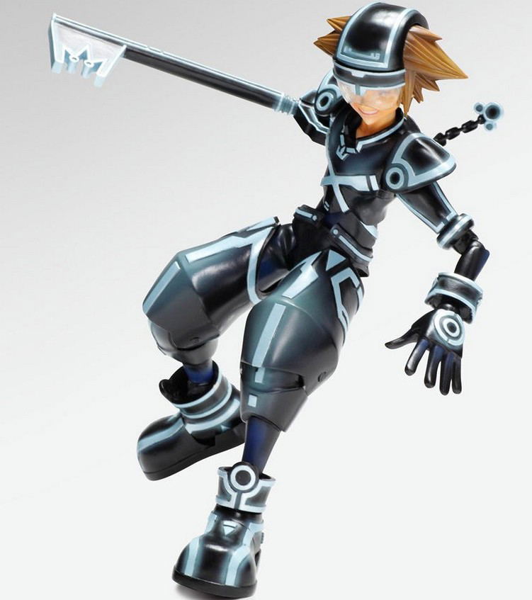 Kingdom Hearts 3D Dream Drop Distance Play Arts Kai Non Scale Pre-Painted Figure: Sora Tron Legacy Ver. image 5