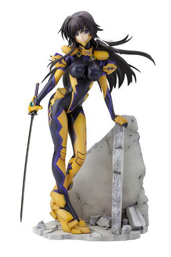 Muv-Luv Alternative Total Eclipse 1/7 Scale Pre-Painted PVC Figure: Takamura Yui Eishi Strengthening Equipment image 1