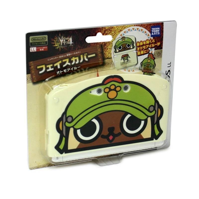 Monster Hunter 4 Face Cover for 3DS LL (Otomoairu Version) image 1