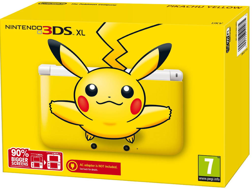 Nintendo 3DS XL (Pikachu Yellow Edition)