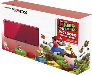 Nintendo 3DS (with Super Mario 3D Land Flame Red Edition Pre-Installed)