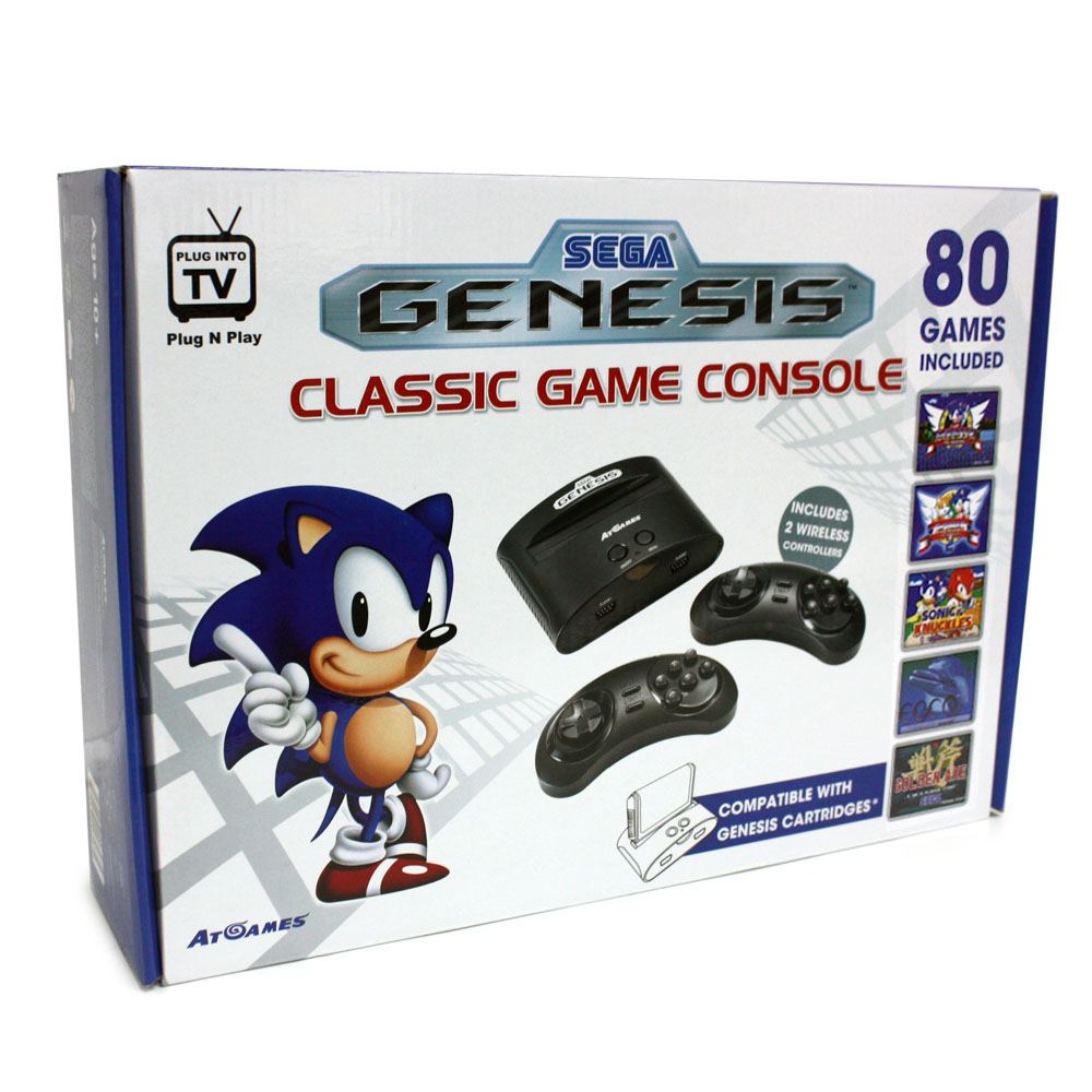 At Games Sega Genesis Classic Game Console for Sega Mega Drive 