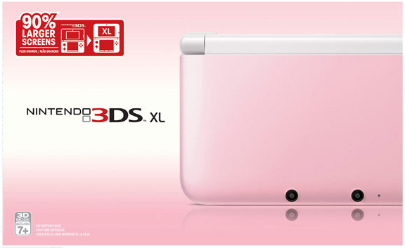 Nintendo 3DS XL (Pink X White)