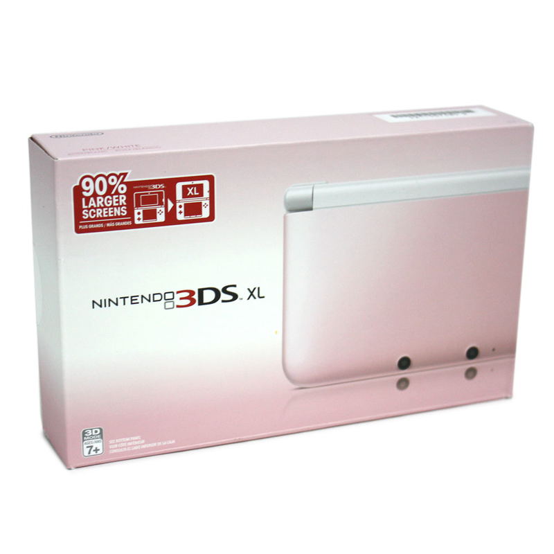 Nintendo 3DS XL (Pink x White) image 1