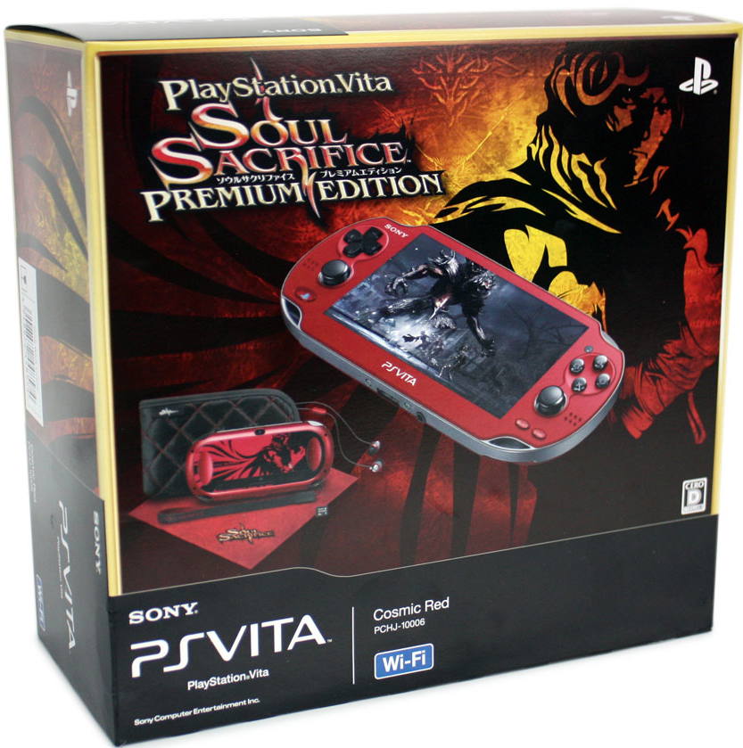 Psvita Playstation Vita Wi Fi Model Soul Sacrifice Limited Edition Psvita Playstation Vita Wi Fi Model Soul Sacrifice Limited Edition