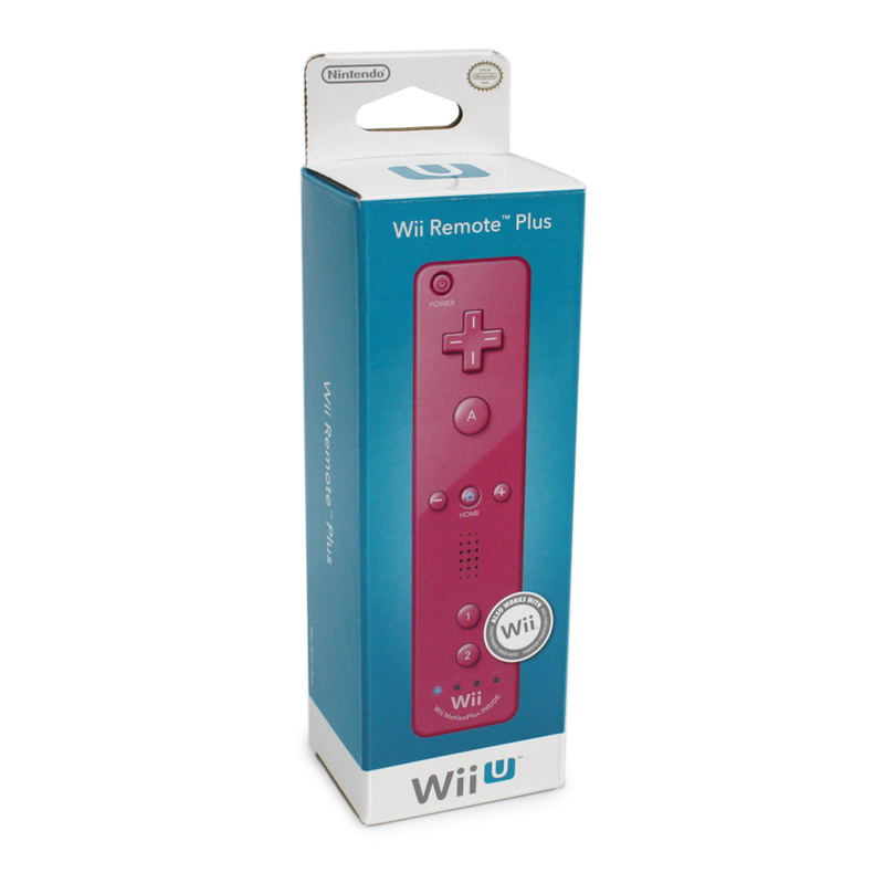 Wii U Remote Plus Control (Pink) image 1