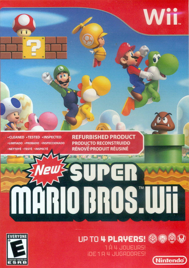 New Super Mario Bros. Wii (Refurbished) for Nintendo Wii