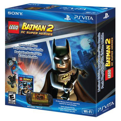 PS Vita PlayStation Vita - Wi-Fi Model (LEGO Batman 2: DC Super Heroes Bundle) image 1