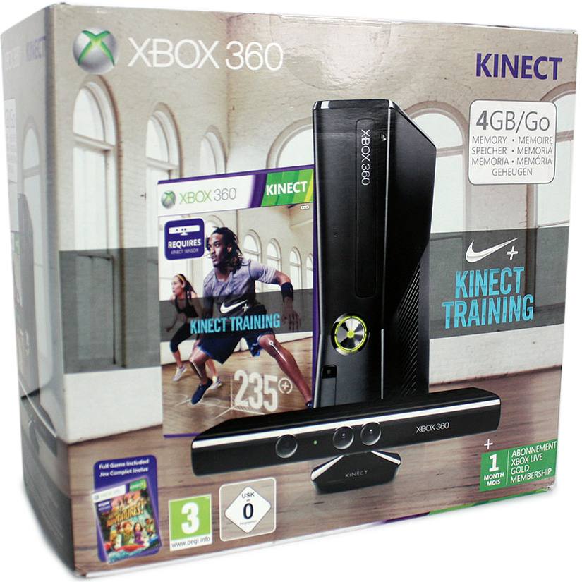 (4GB) Bundle incl. Nike+ Kinect Training